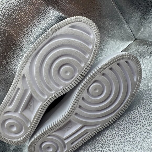 Size 7 Nike Af1 Sage Low Air Force Womens Black White Platform Shoes AR5339-002 - Picture 9 of 10